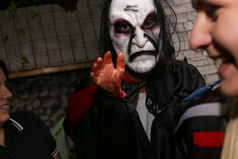 Тыквенные фонари и декорации для квеста на Хэллоуин в Самаре