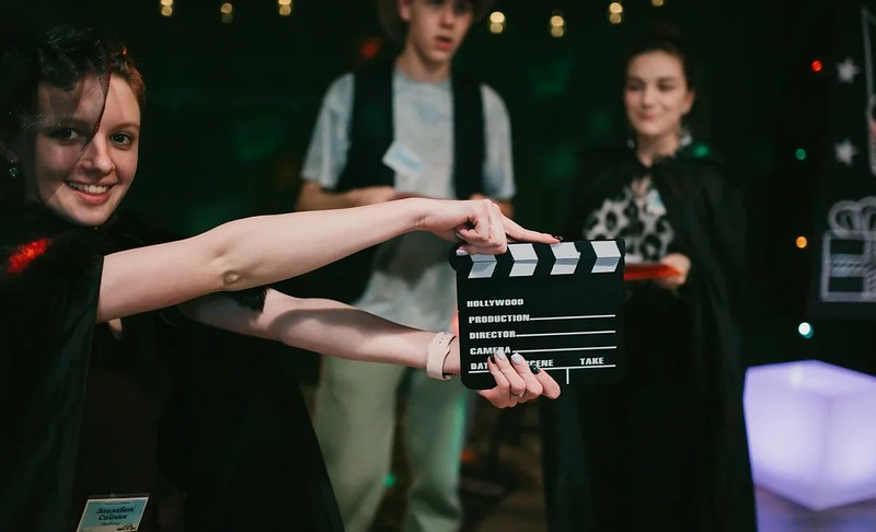 Городские огни и праздничное настроение в Самаре