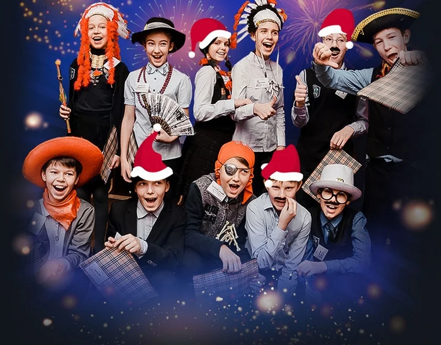 Новый год в школе в Самаре.